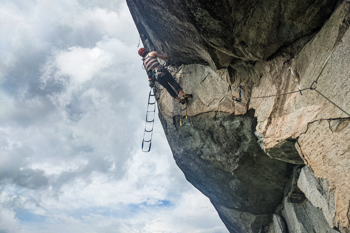 Climbing Quickdraws (using alpine draws in North Carolina)